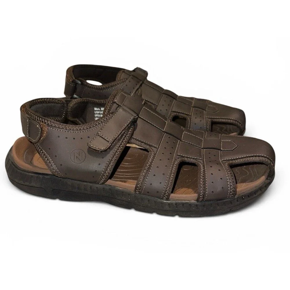 Nunn Bush Laguna Fisherman Sandals Men’s Size 14M Summer Shoes Normcore Comfort
